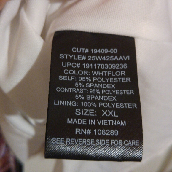 Three Pink Hearts floral handkerchief hem midi dress size XXL - Picture 4 of 6